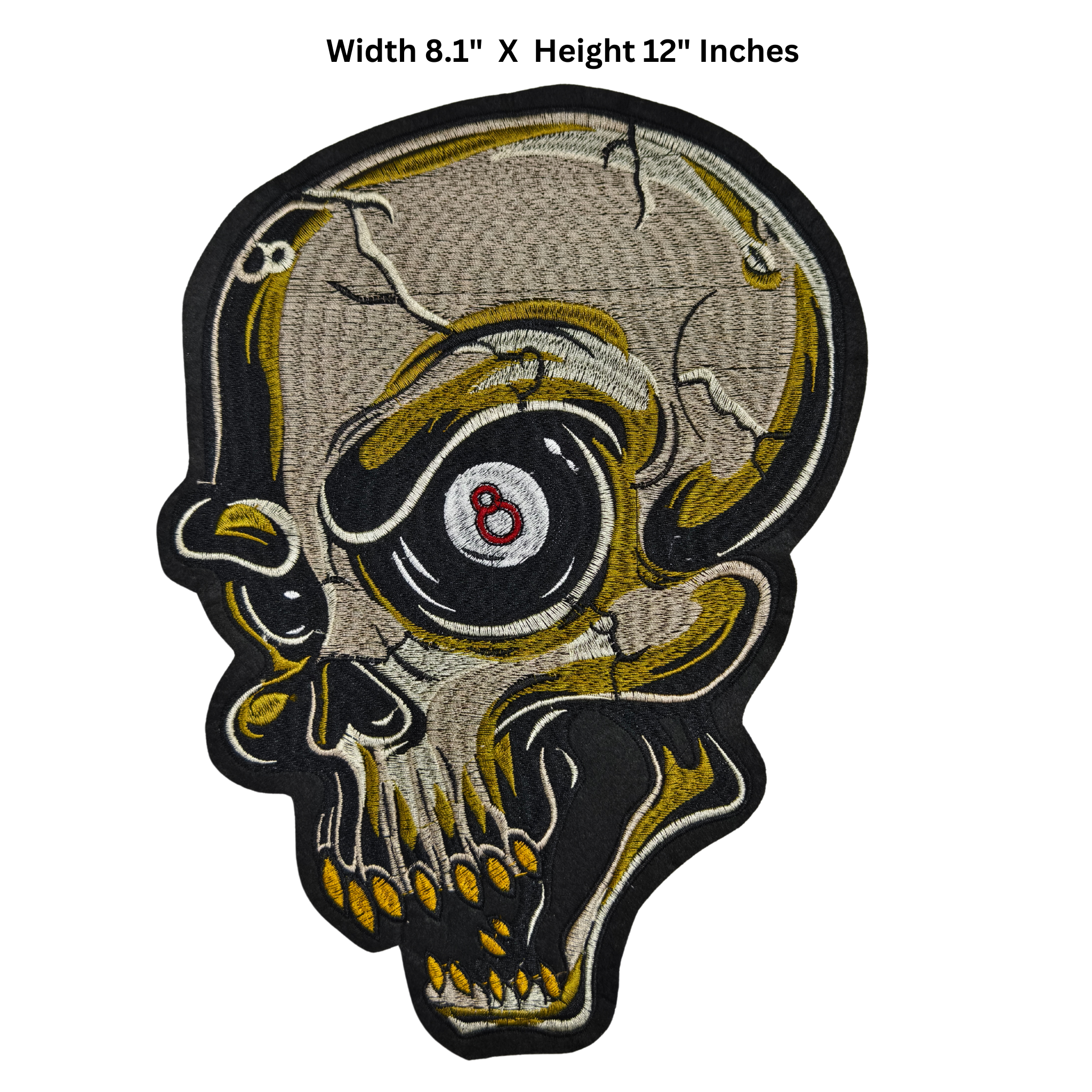 Billiard Skull No 8