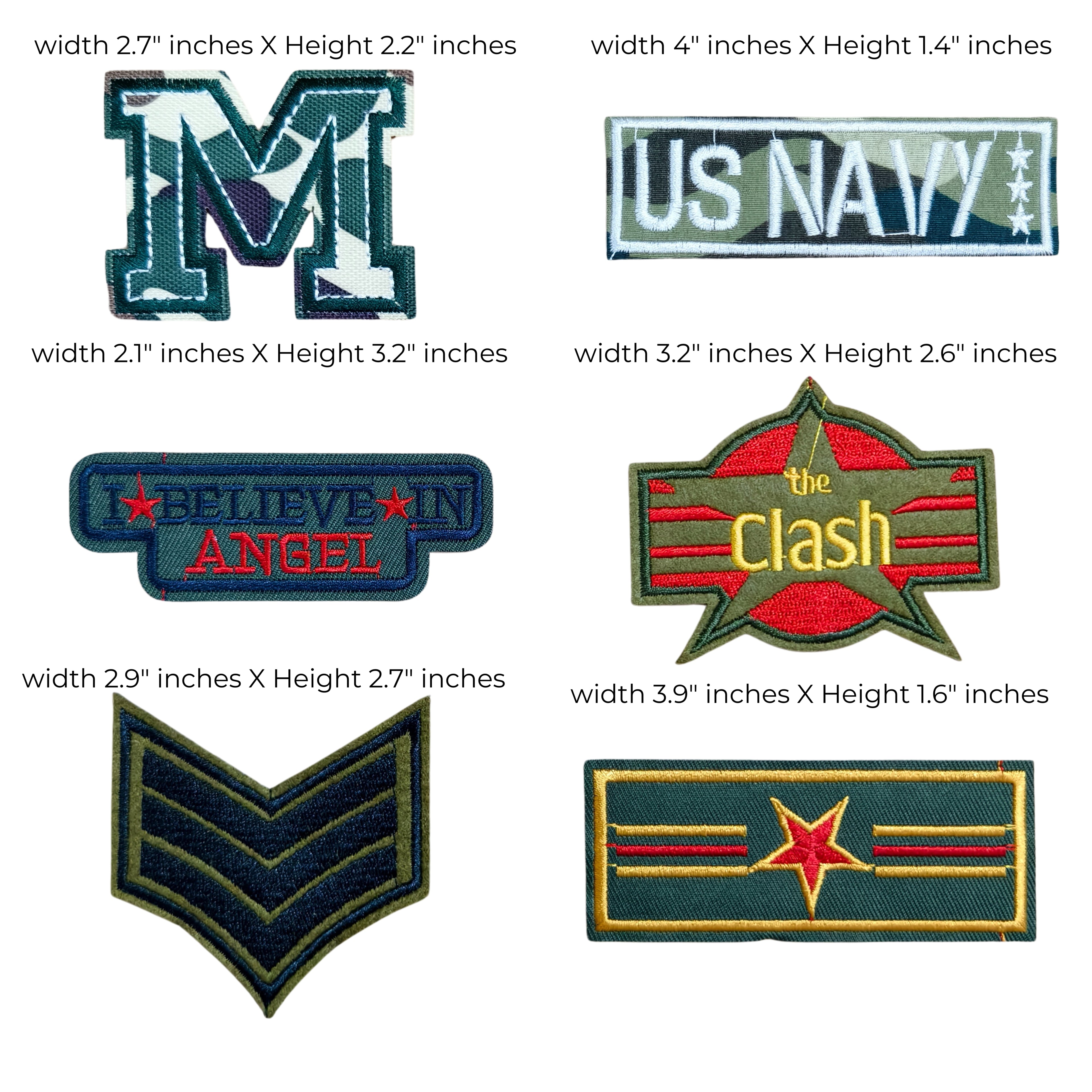 USA Navy Army Set of 6