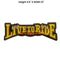 Live to Ride Yellow