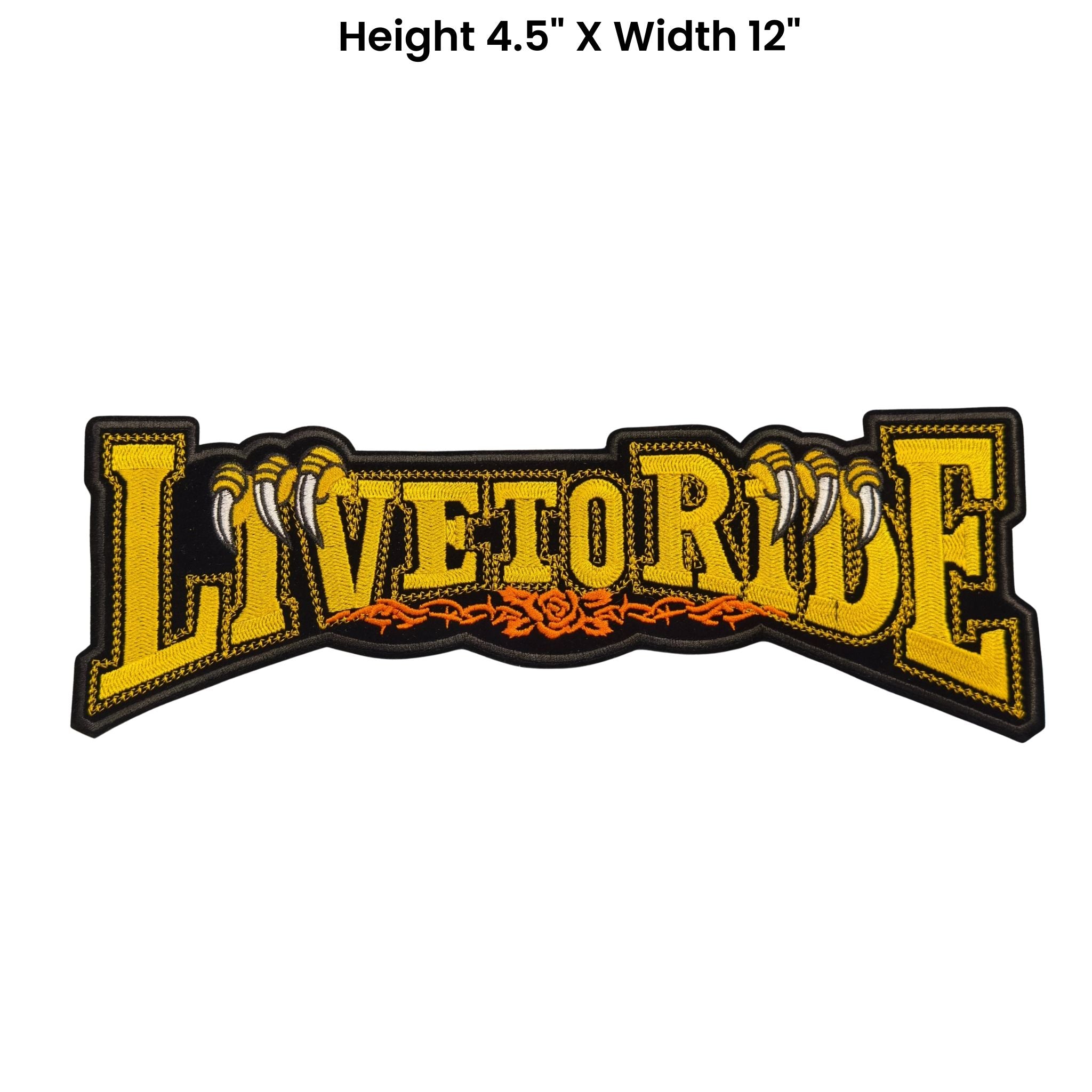 Live to Ride Yellow