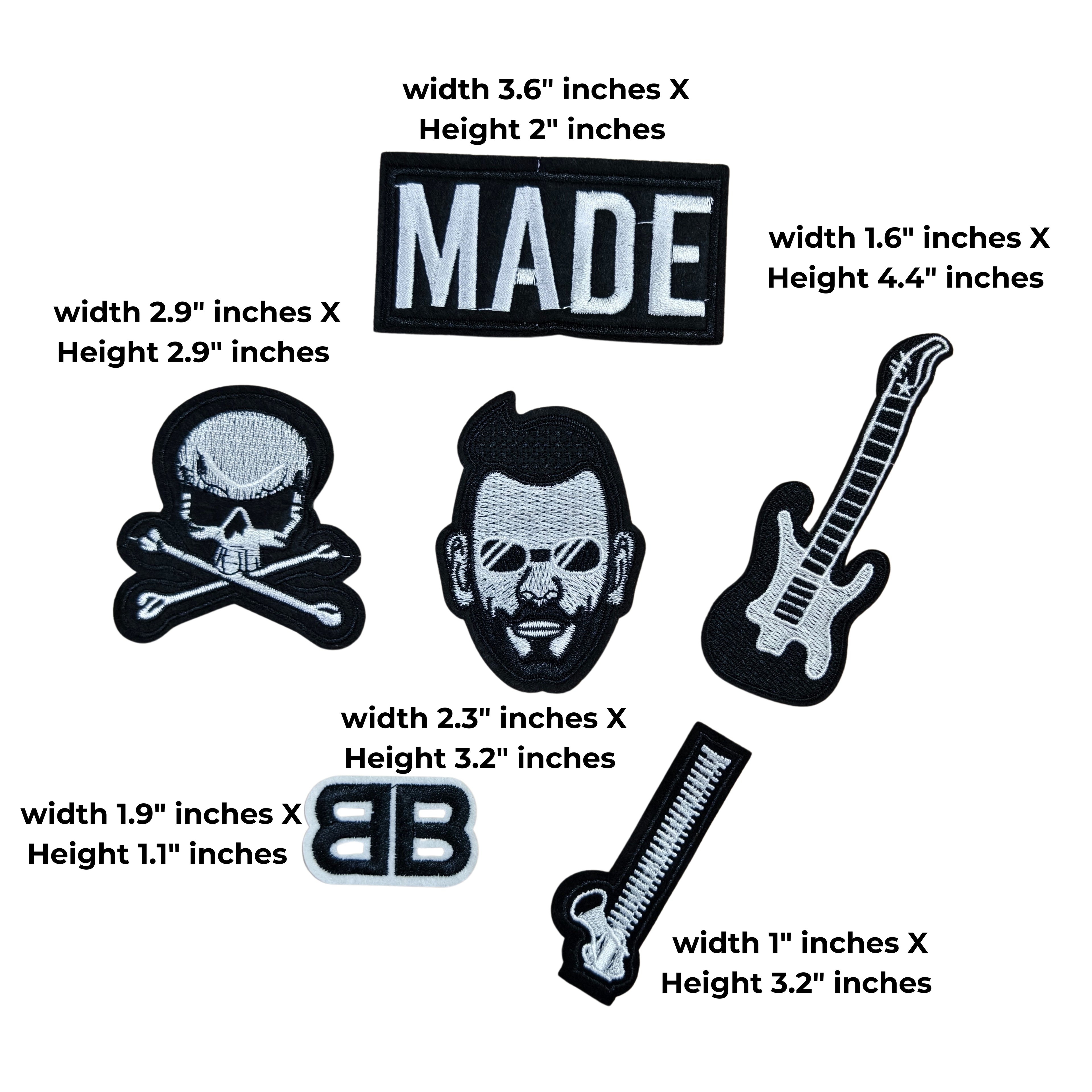 Funky Retro Musician Set of 6