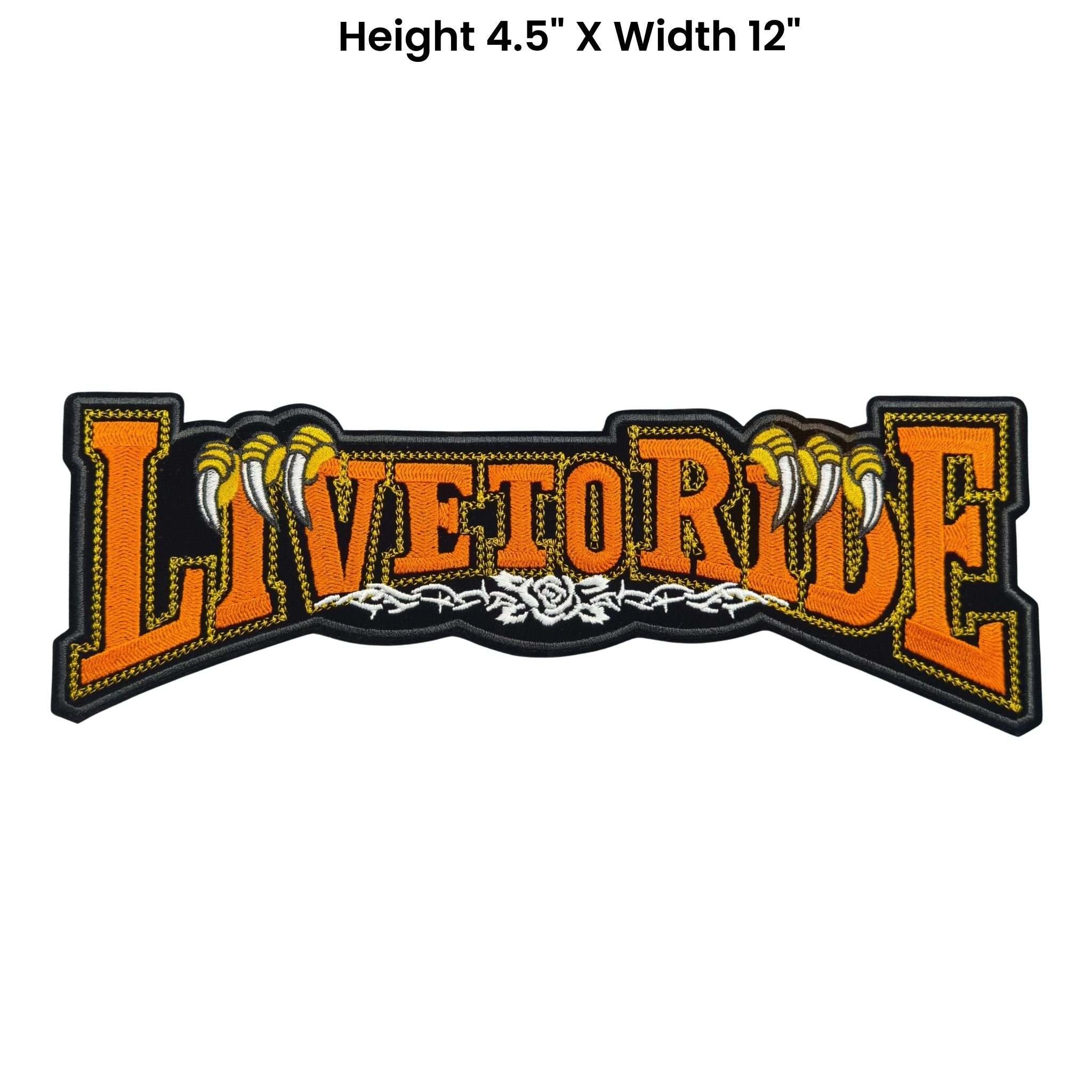 Live to Ride Orange