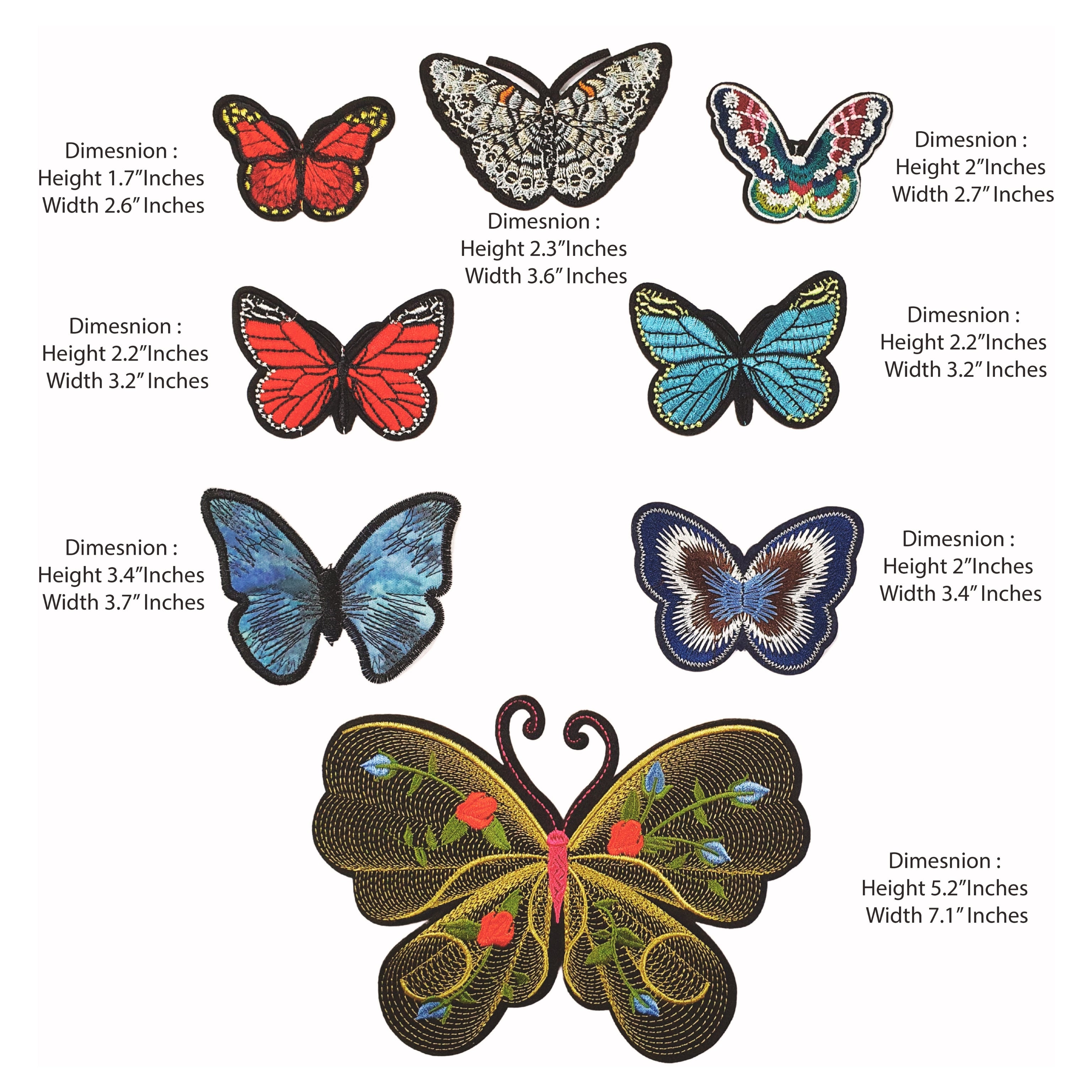 Butterfly Set of 8