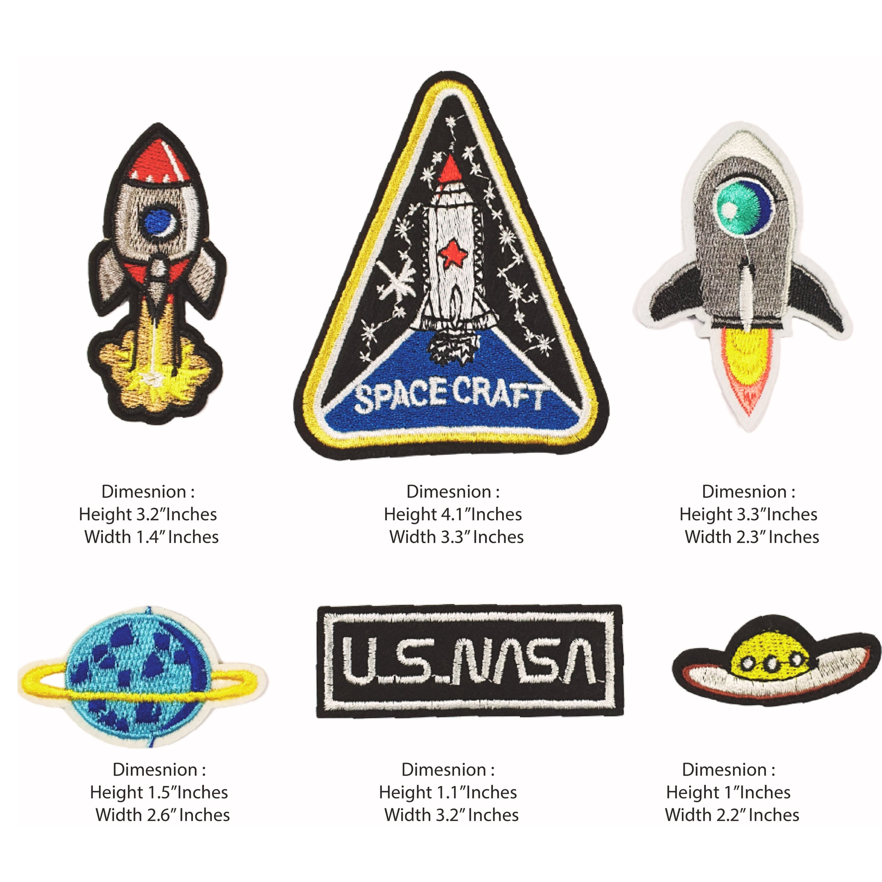 Funky Space Set of 6