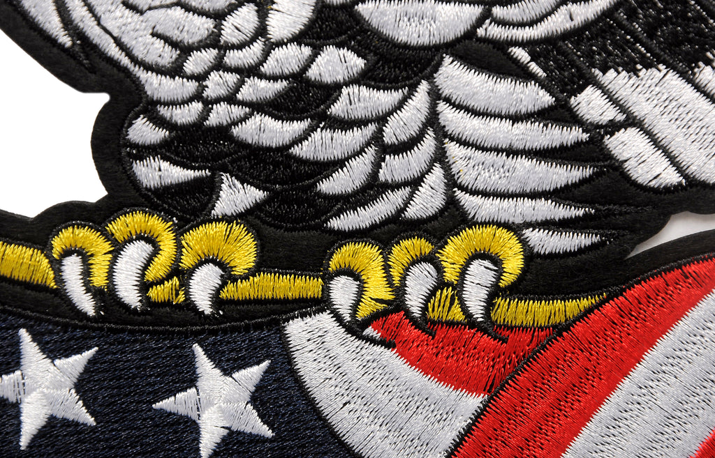 Eagle on USA Flag