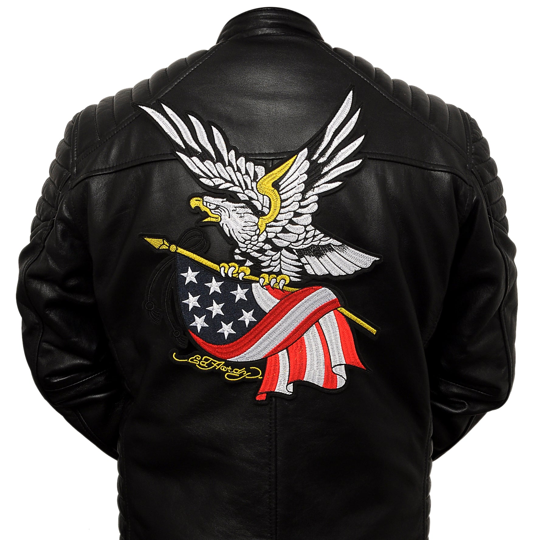 Eagle on USA Flag