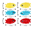 Sequin Sew On Fishes Set of 6